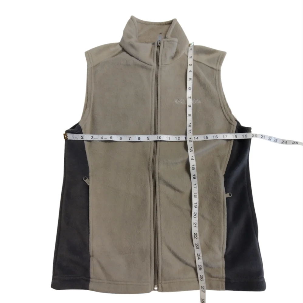 💚 EUC Men's Columbia  fleece vest with pockets Size Small